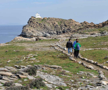 Hiking routes in Paros